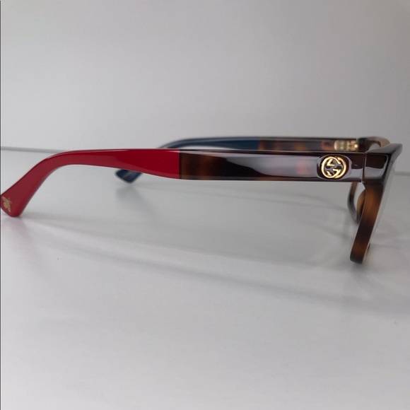 New Authentic - Gucci GG0168O 008 Rectangle Eyeglasses - Picture 11 of 16